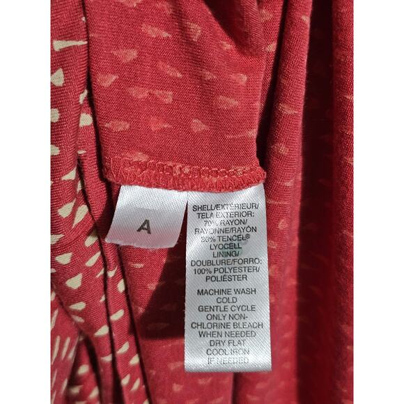 Ann Taylor Loft Dress Womens Size Small Sleeveless Pink Polka Dot (821) - Picture 4 of 5